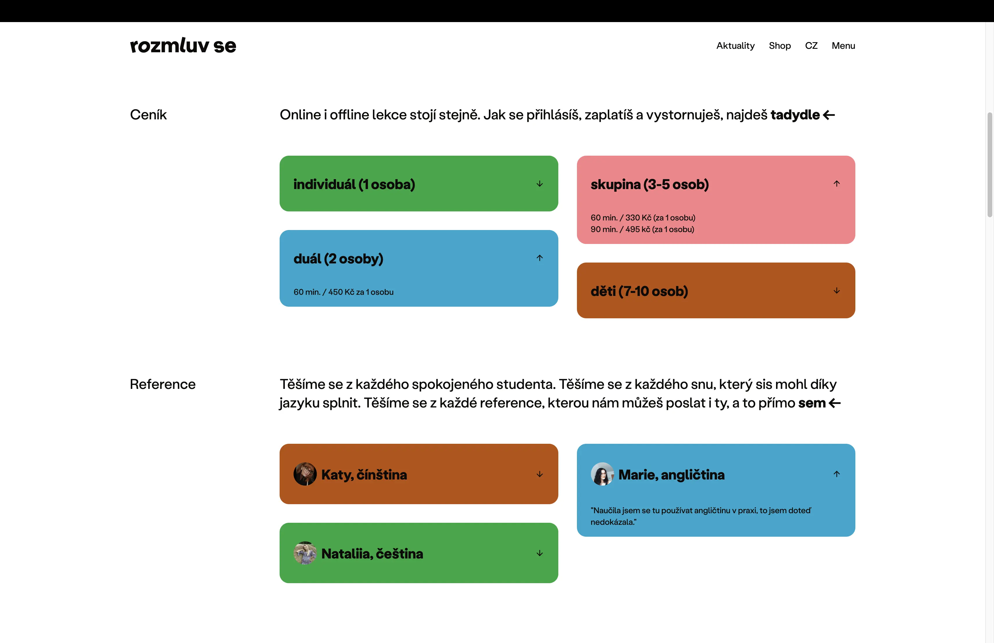 Rozmluv se showcase screenshot