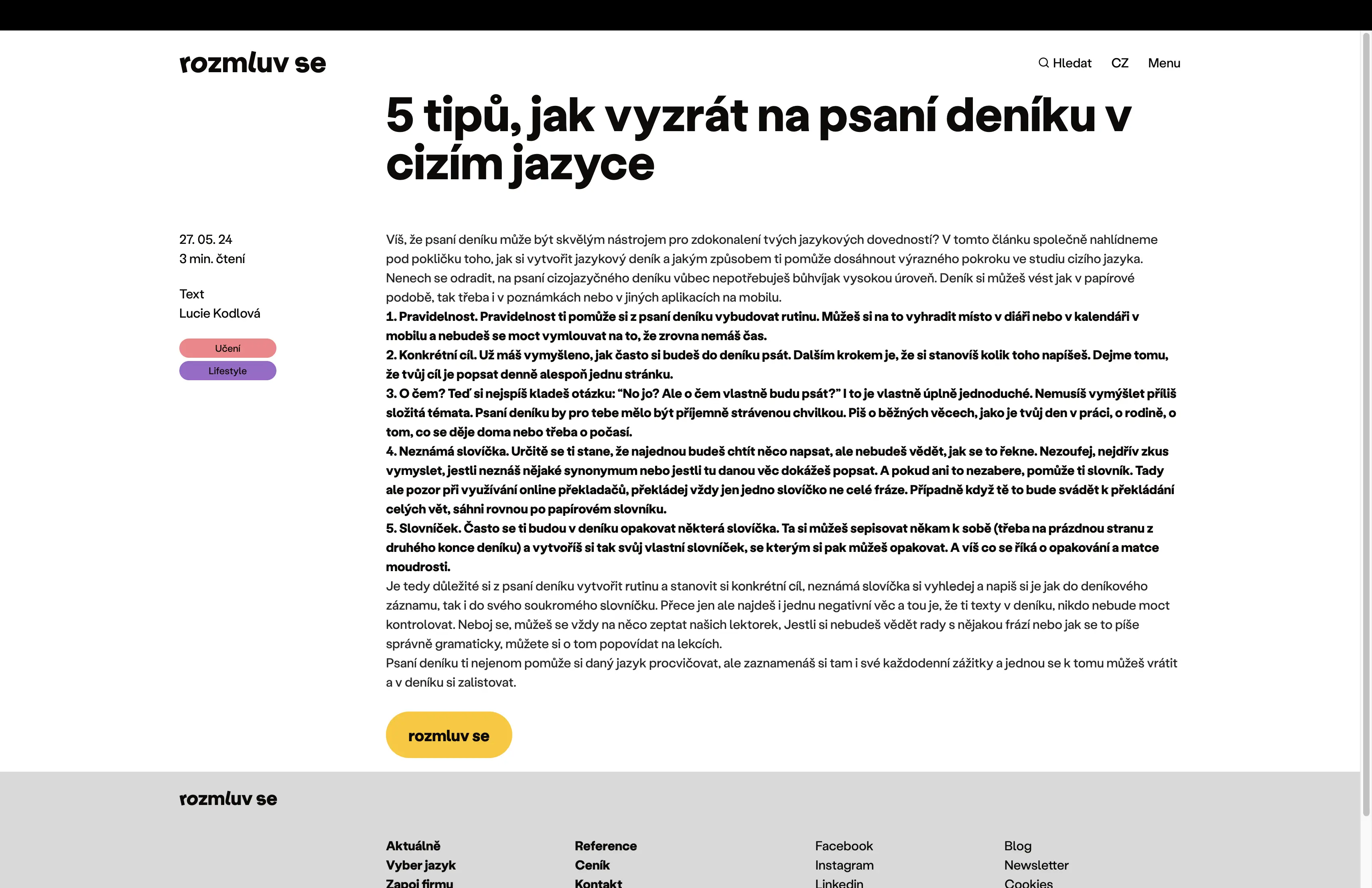 Rozmluv se showcase screenshot